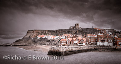 Whitby Harbour & Church
