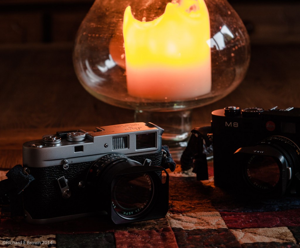 Leica M4 & M8 by Candle Light