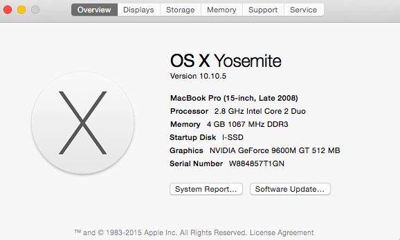 OS X 10.10.5