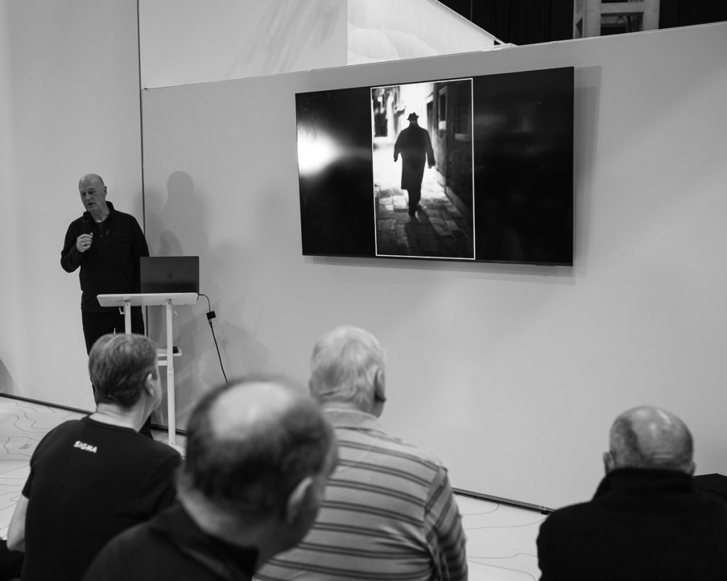 Adobe stand showing how editing can be done with Lightroom