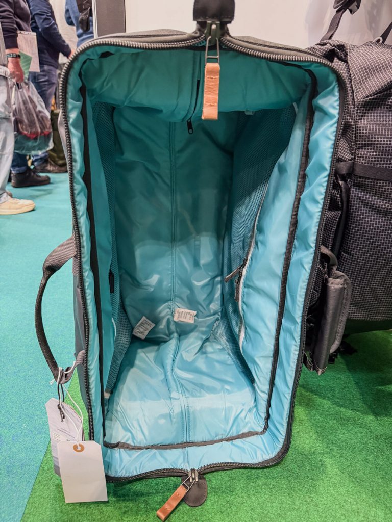 Large camera back empty showing the size of the full opening.