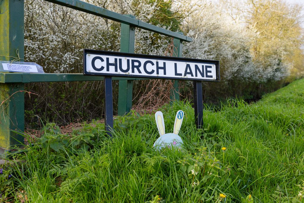 The bunny of church lane.