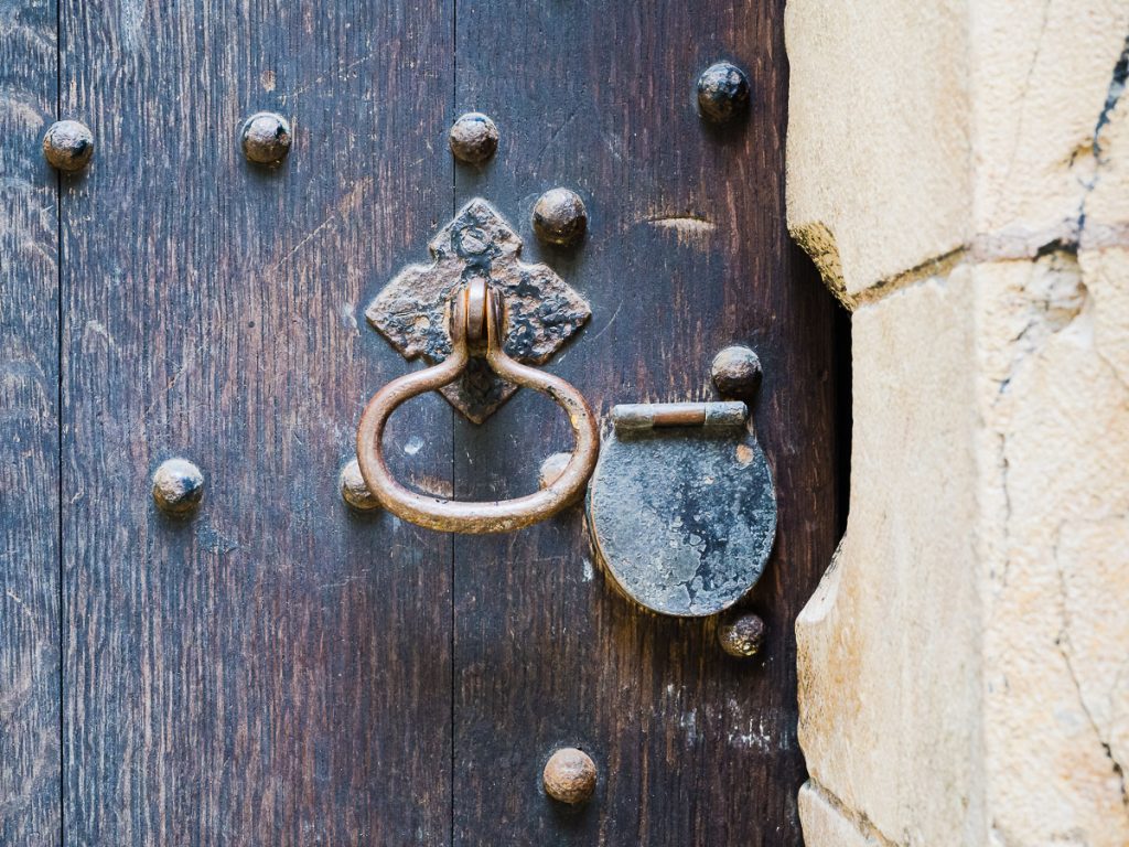 Door knocker.
