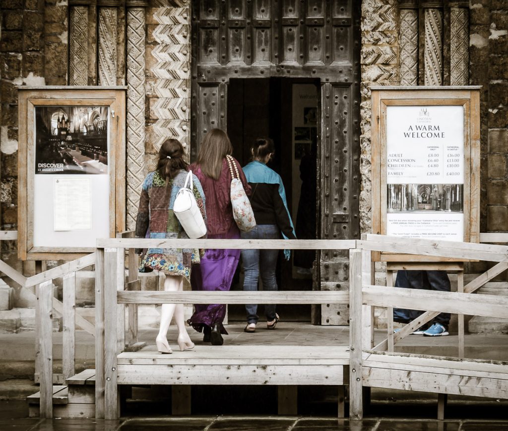 Entrance of Cathedral.